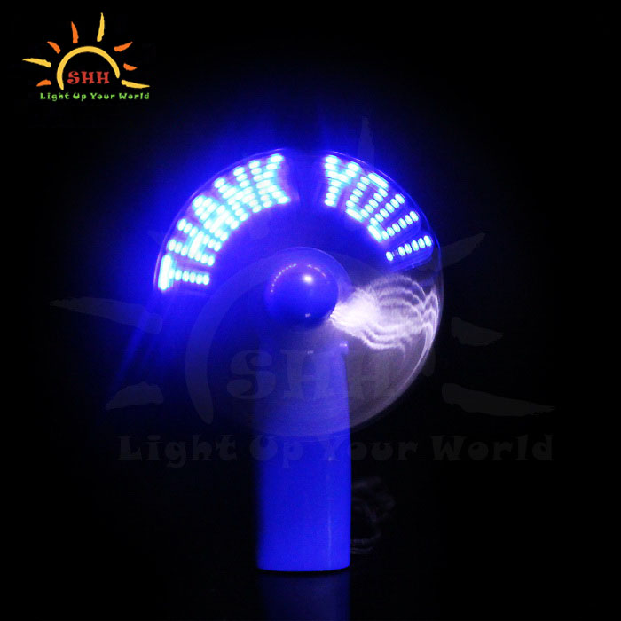 LED Message Light Up Fan