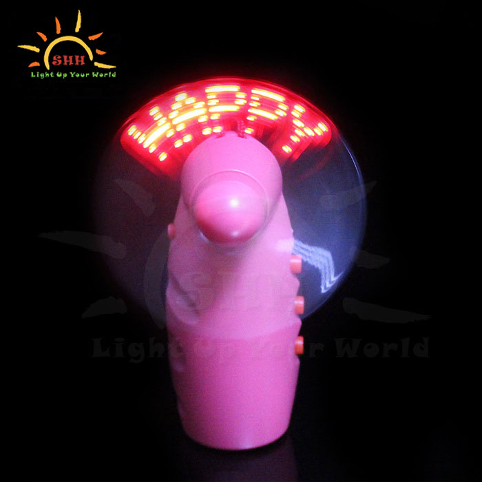 Programmed Message Light Up Fan