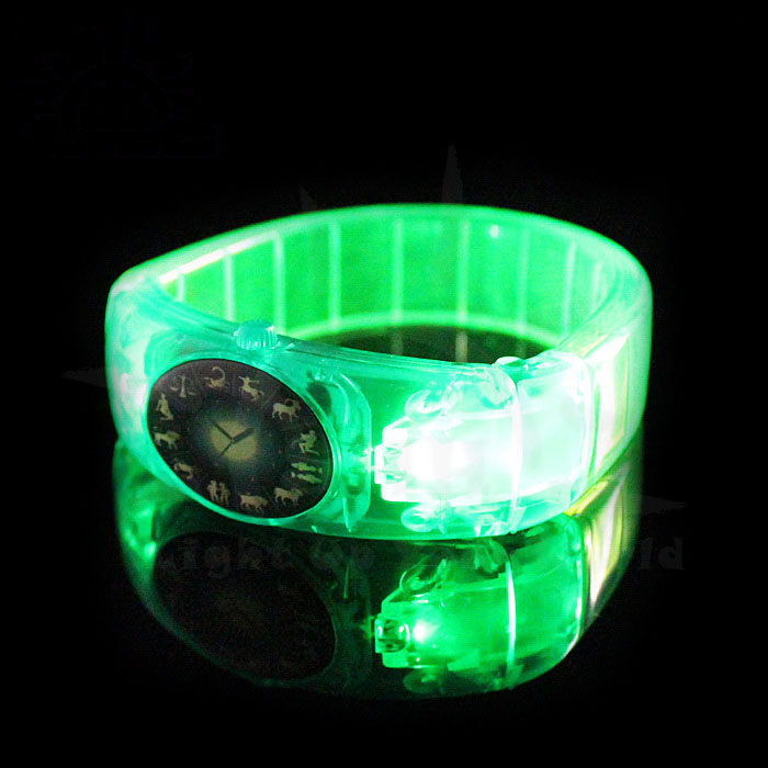 12 Constellation LED Flashing Bracelet Bangles