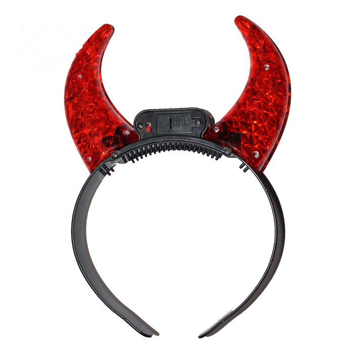 LED Devil Horn Headband