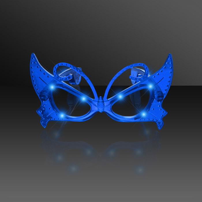 butterfly LED blinky party sunglasses