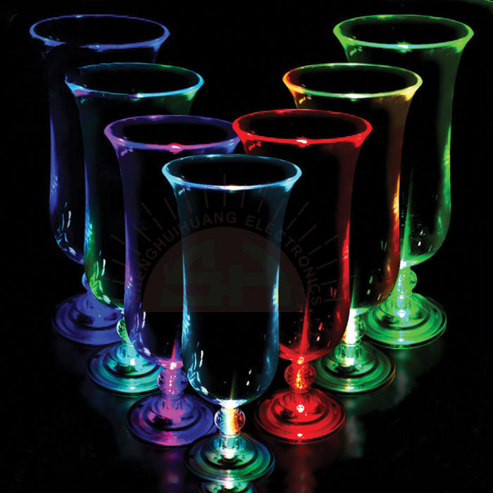 LED light drink glass